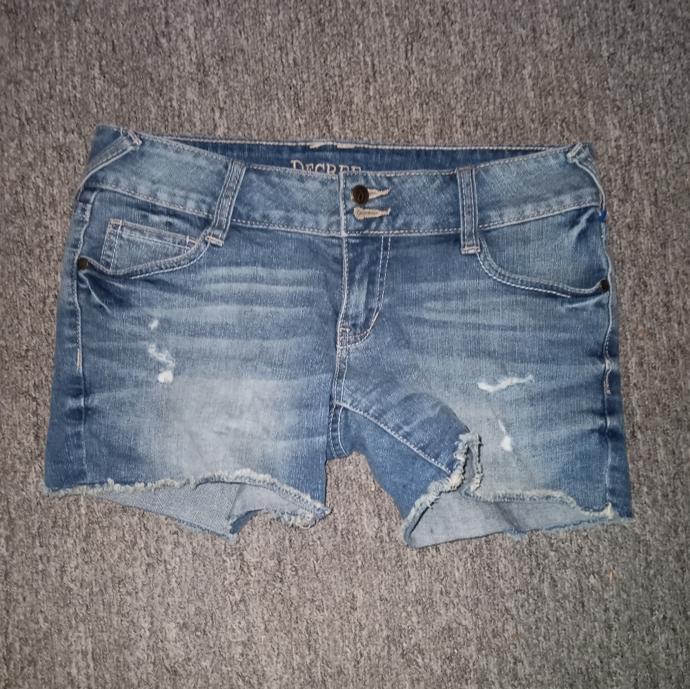 Decree denim jean shorts size 5